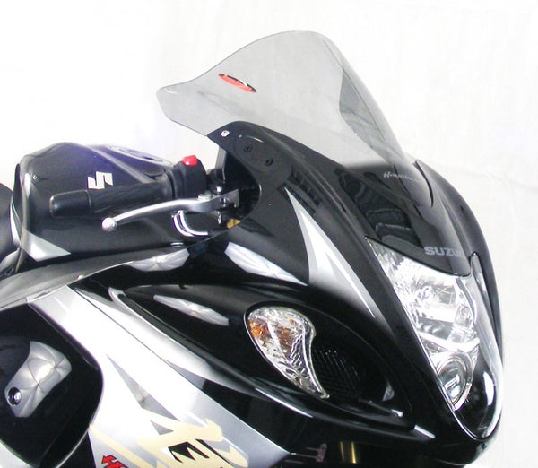 Suzuki GSX1300R Hayabusa  08-2019 Airflow Light Tint DOUBLE BUBBLE SCREEN by Powerbronze