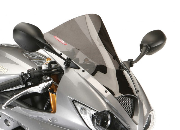 Triumph Daytona 675  06-2008  Airflow Light Tint DOUBLE BUBBLE SCREEN by Powerbronze.