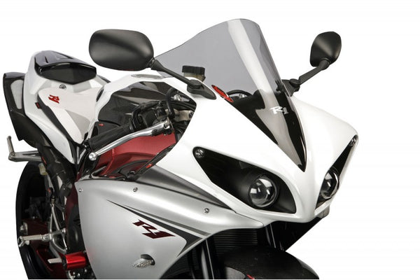 Yamaha YZF-R1  09-2014  Airflow Light Tint DOUBLE BUBBLE SCREEN by Powerbronze.
