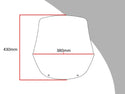 Fits Honda XL600V Transalp 94-1999 Dark Tint 430mm Flip/Tall SCREEN Powerbronze.