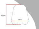 Fits Honda XRV750 Africa Twin 96-2005 Light Tint 425mm Flip/Tall SCREEN Powerbronze.