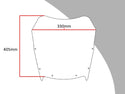 Fits Honda VFR750 86-1987 Light Tint 405mm Flip/Tall SCREEN Powerbronze.
