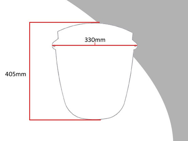 Fits Honda CBR1000F 87-1988 Dark Tint 405mm Flip/Tall SCREEN Powerbronze
