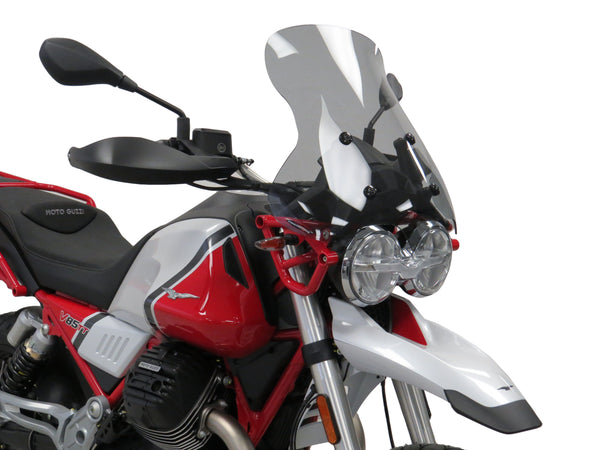 Moto Guzzi V85TT  19-23 Clear (510mm high) Flip/Tall SCREEN Powerbronze. RRP £118