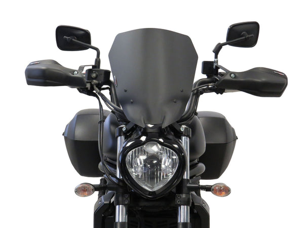 Kawasaki Vulcan S 18-23 Frosted Stealth Grey (370mm High) Light Screen by Powerbronze