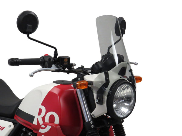 Royal Enfield Scram 411  22-2025  Clear (325mm high) Light SCREEN Powerbronze.