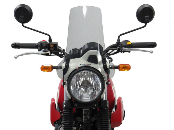 Royal Enfield Scram 411  22-2025  Clear (325mm high) Light SCREEN Powerbronze.