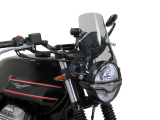 Moto Guzzi V7 Stone 21- 2023  Dark Tint (230mm high) Light SCREEN Powerbronze.