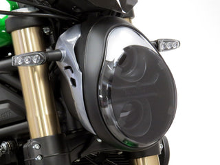 Benelli 752S  20-2022 Dark Tint Headlight Protectors by Powerbronze