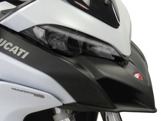 Ducati  Multistrada 1260  18-2021  Dark Tint Headlight Protectors by Powerbronze RRP £36