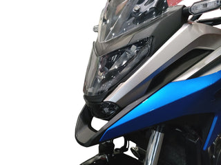 Honda NC750X (2 piece)  21-2023  Dark Tint Headlight Protectors by Powerbronze RRP £36