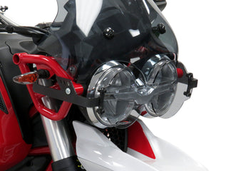 Moto Guzzi V85TT  19-2022 Clear Headlight Protectors by Powerbronze