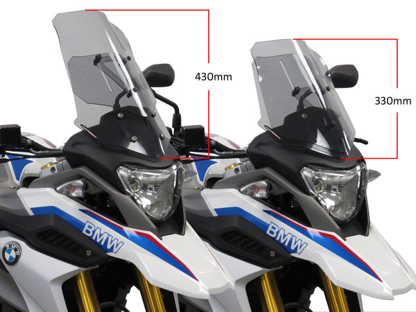 BMW G310GS  17-2024 Dark Tint ADJUSTABLE  SCREEN Powerbronze.RRP £149