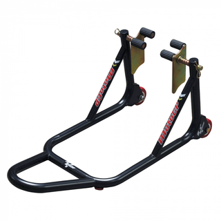 MotoGP 1 Piece Fork Fitment Fitment  Front Track Paddock Stand - Black
