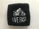 Live Fast Motorcycle Front  Brake Master Cylinder Shrouds, Socks, Cover