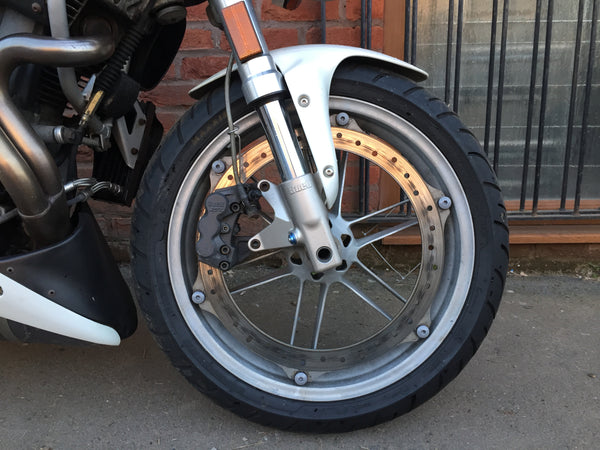 2004 BUELL Firebolt XB9R Arctic White Blue Detail