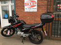 2012 Yamaha YBR125, Black with Topbox