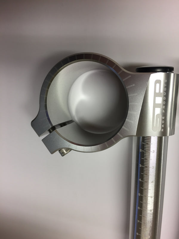 7 degree 50mm STP Tek2 Calibrated road race polished Clip-Ons handlebars.BSB MBB