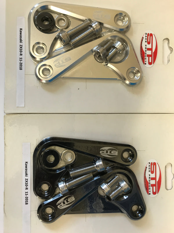 Kawasaki ZX10-R 11-2018  Rear Subframe Transport Hooks Pair Silver.