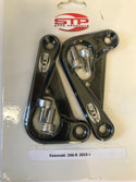 Kawasaki ZX6-R 13-2018  Rear Subframe Transport Hooks Pair Black.