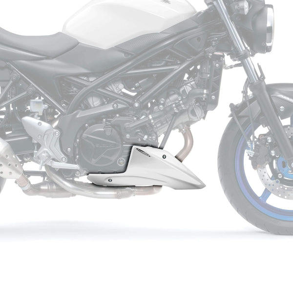Suzuki SV650 2016 -2022 GRP Belly Pan Spoiler Gloss Black finish by Pyramid