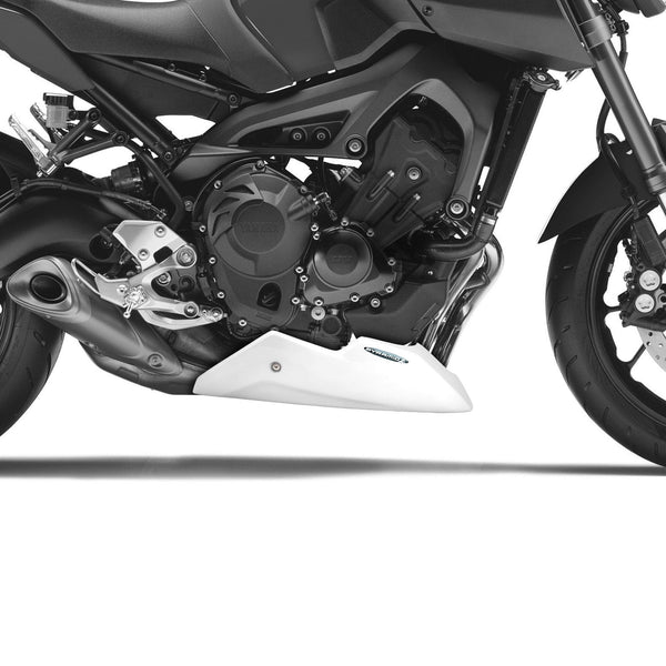 Yamaha MT09 13-2020 GRP  Belly Pan Spoiler Gloss Black Finish Pyramid