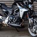 BMW F900R & XR 2020-2023 Silver Metallic & Racing Red Belly Pan  by Pyramid..