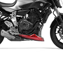 Yamaha MT07 & FZ07 2013-2017 GRP  Belly Pan Spoiler Red (lava red) Pyramid