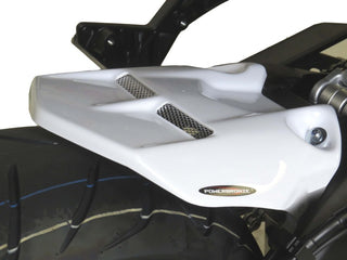 Yamaha FJ-09 Tracer & GT 18-19 Rear Hugger by Powerbronze Matt Black & Silver Mesh