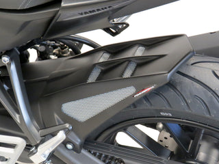 Yamaha XSR 125  21-2023 Matt Black & Silver Mesh Rear Hugger by Powerbronze