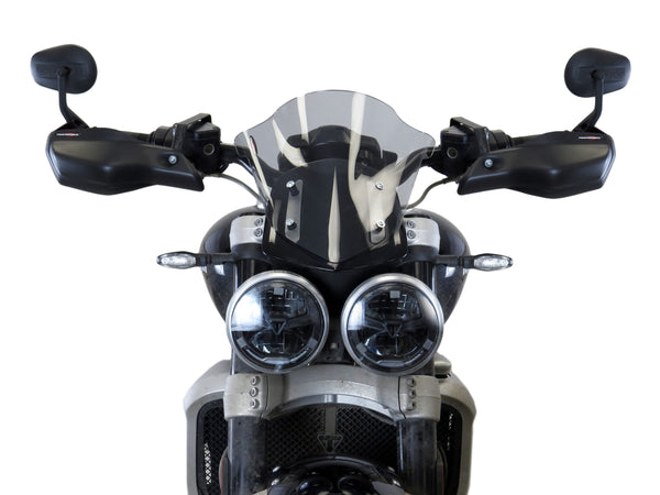 Triumph Street Triple R 20-2024 Matt Black Handguard/Wind Deflectors Powerbronze