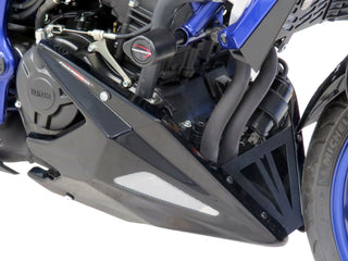 Yamaha MT-03 2016-2023  Belly Pan Matt Black with Silver Mesh by Powerbronze RRP £172