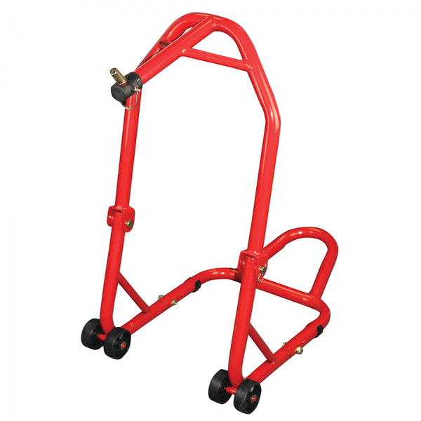 BikeTek Series 3 Front Headlift Track Paddock Stand Set- Red