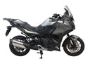 Fits Honda NT1100 (DCT model) 2022 >  Fairing Lowers Gloss Black & Silver Mesh by Powerbronze