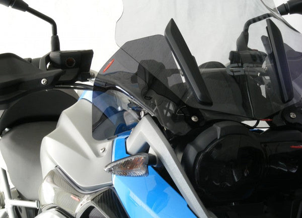 BMW R1250GS 2019 - 2022 Solid Black Wind Deflectors by Powerbronze