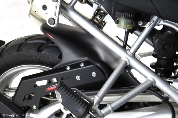 BMW R1200GS & Adventure 04-2013 Gloss Black Rear Hugger by Powerbronze