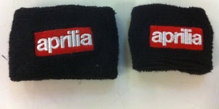 Aprilia Black Motorcycle Front & Rear Brake Master Cylinder Shrouds Socks Cover