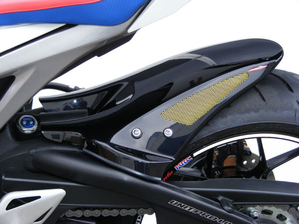Fits Honda CBR1000RR (non ABS)  08-2016 Carbon Look & Silver Mesh Rear Hugger by Powerbronze