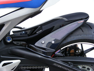 Fits Honda CBR1000RR (non ABS)  08-2016 Carbon Look & Silver Mesh Rear Hugger by Powerbronze