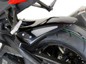 Honda CBR1000RR Fireblade  17-2019  Gloss Black & Silver Mesh Rear Hugger Powerbronze