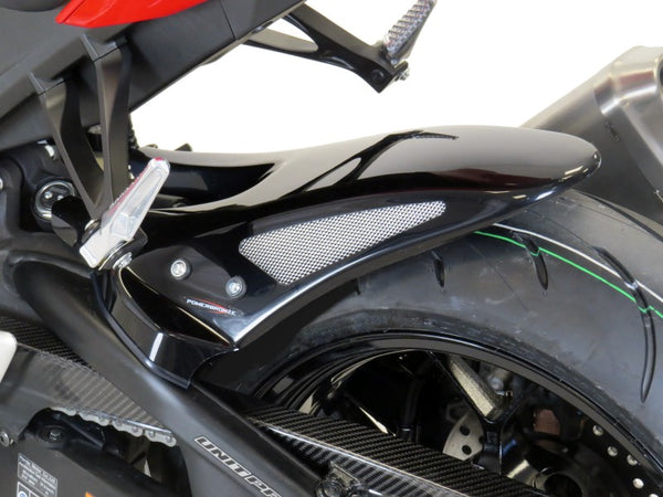 Fits Honda CBR1000RR Fireblade  17-2019  Carbon Look & Silver Mesh Rear Hugger Powerbronze
