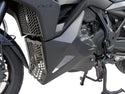 Fits Honda NT1100 (DCT model) 2022 >  Fairing Lowers Gloss Black & Silver Mesh by Powerbronze