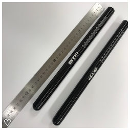 STP Replacement Long Clip-On Tubes - Tek2 Calibrated -Black PAIR MBB