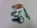 Dzus Style Fairing Fastener Quick Release D Ring 17mm Road Race Track each Black
