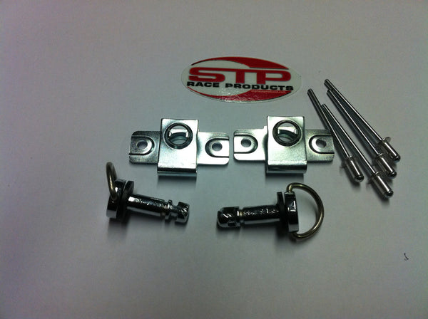 Quick Release Fairing Screws - Silver, 17mm, Universal Kit For Sport & Track Motorcycles