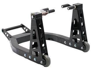 BikeTek  Aluminium Box Section Front Track Paddock Stand - Black
