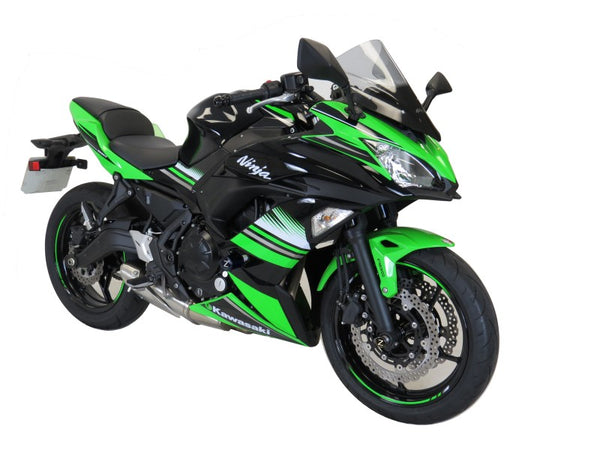 Kawasaki Ninja 650  17-2019  Airflow Light Tint DOUBLE BUBBLE SCREEN by Powerbronze.