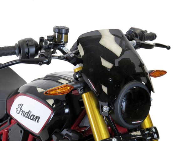 Indian FTR1200 19-2024  Dark Tint (225mm high) Light SCREEN Powerbronze.