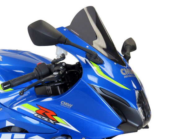 Suzuki GSX-R1000  17-2022  Airflow Light Tint DOUBLE BUBBLE SCREEN by Powerbronze