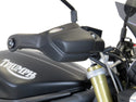 Triumph Street Triple 2013-2016  Matt Black Handguard/Wind Deflectors Powerbronze